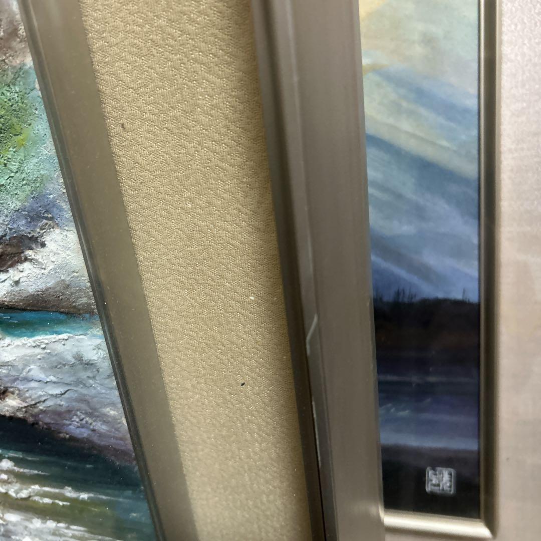 風景画　額縁入り絵画　アート作品