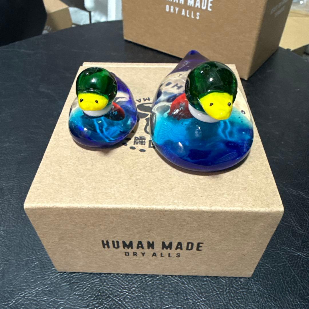 【新品】HUMAN MADE DUCK PAIR GLASS FIGURINE