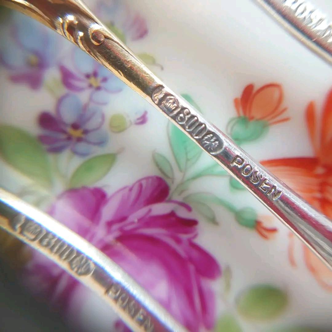 アイスクリームスプーン　純銀　１本の価格です　スターリングシルバー　アンティーク