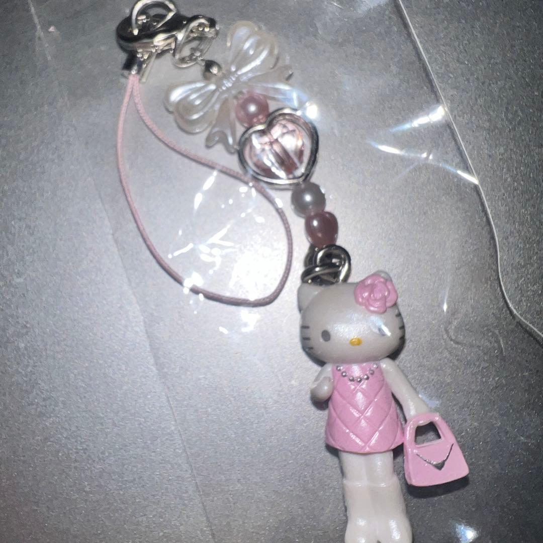 サンリオ 天使と小悪魔デザインシリーズ シークレットストラップ 足長 キティ