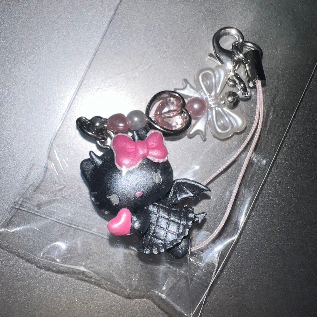 サンリオ 天使と小悪魔デザインシリーズ シークレットストラップ 足長 キティ