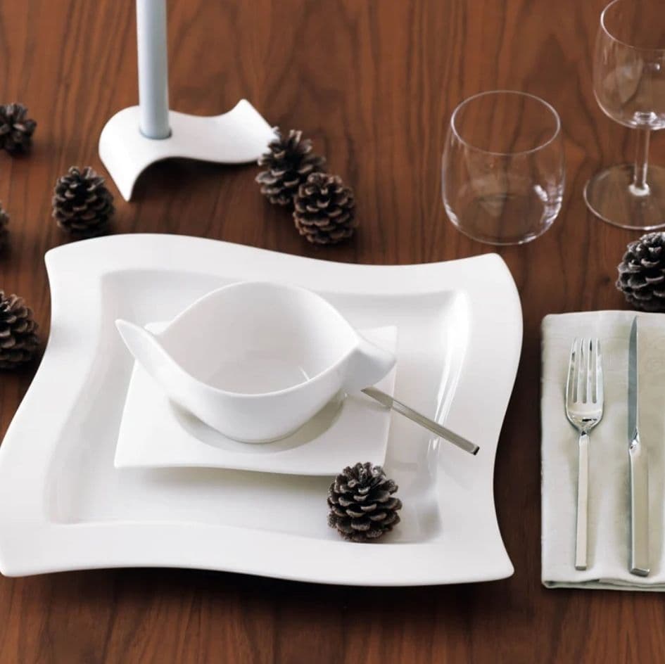 ニューウェイブ　スープカップ＋プレート2セット　ビレロイボッホ【シール付新品】