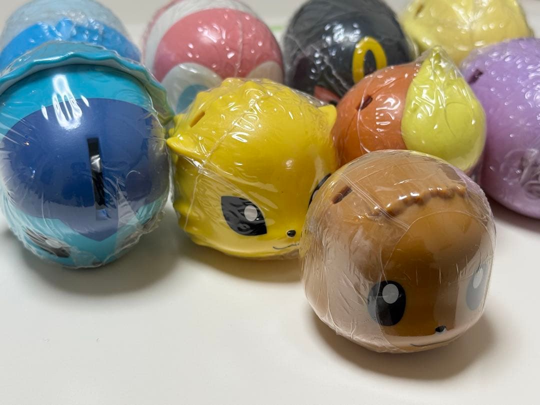 カプキャラ　ポケモン　ブイズ　両目開き　イーブイコレクション　タンブラー　セット