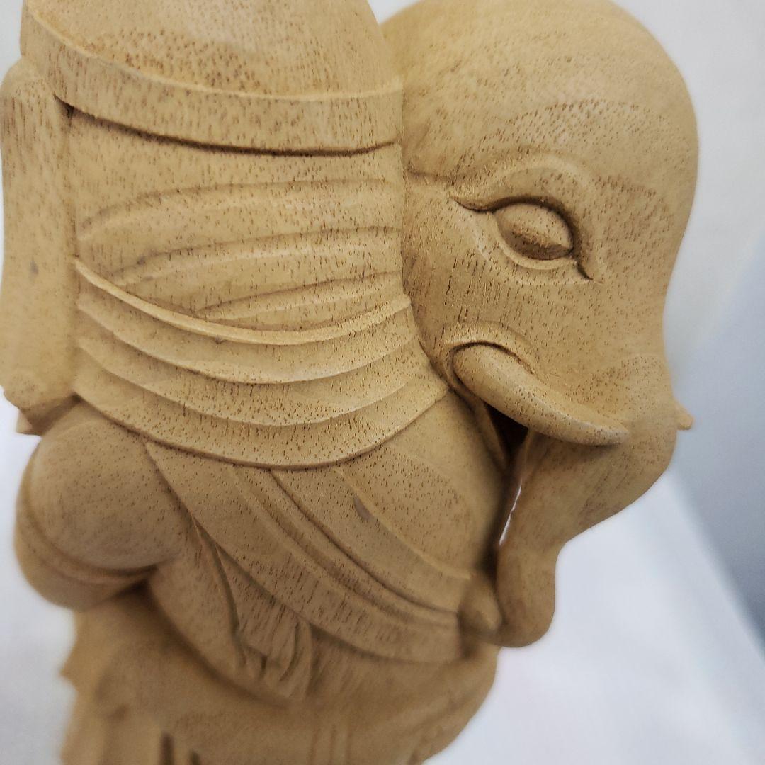 蔵出し特価希少愛の仏像香木 歓喜天6寸立大聖歓喜天象鼻天、ガネーシャ