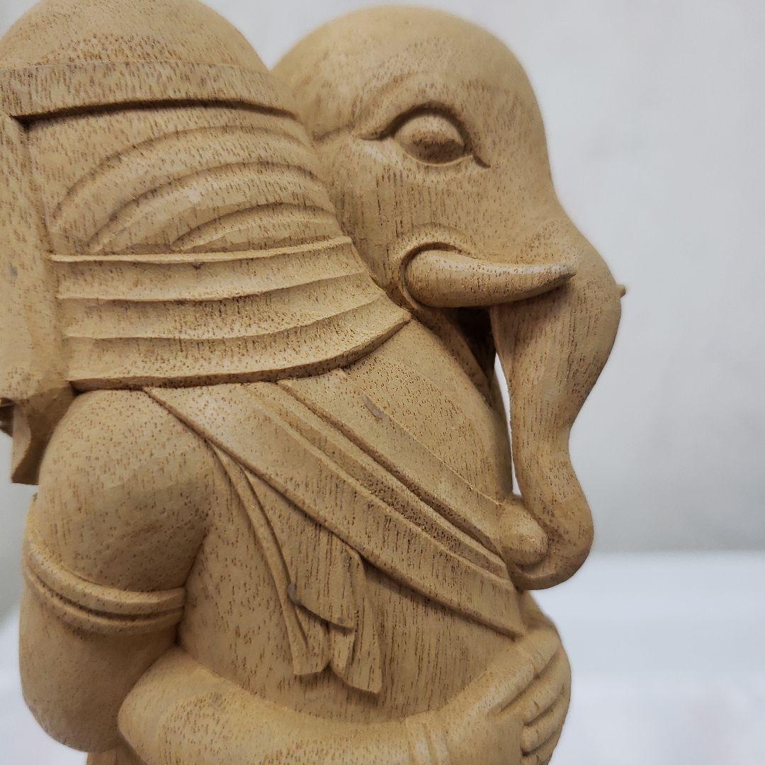 蔵出し特価希少愛の仏像香木 歓喜天6寸立大聖歓喜天象鼻天、ガネーシャ