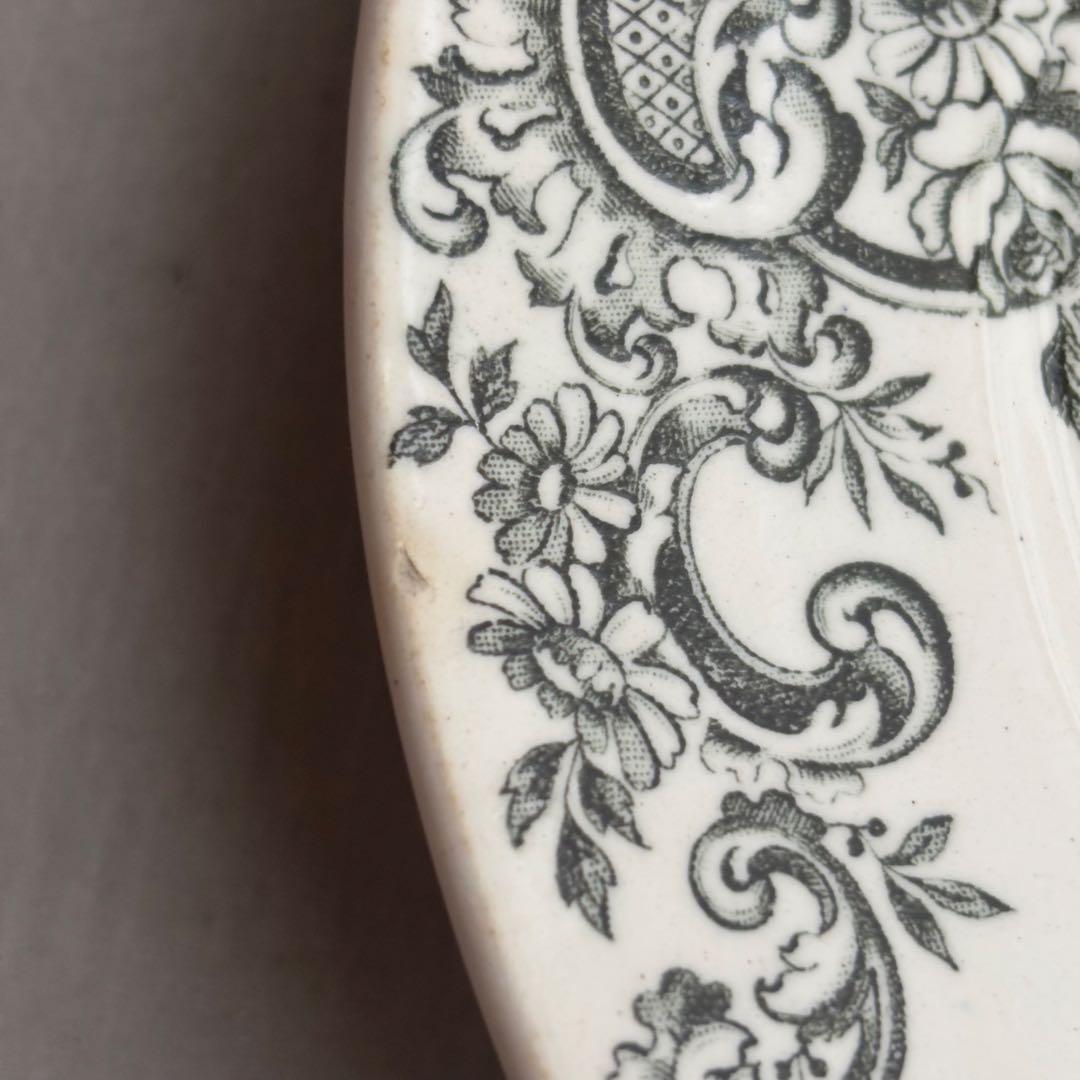 フランスアンティーク ショワジールロワ LOUIS XV ロカイユ プレート