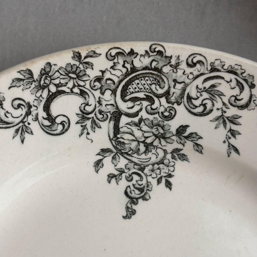 フランスアンティーク ショワジールロワ LOUIS XV ロカイユ プレート