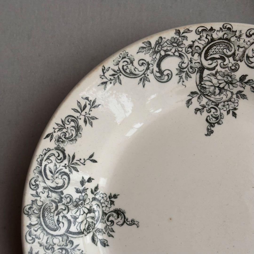 フランスアンティーク ショワジールロワ LOUIS XV ロカイユ プレート