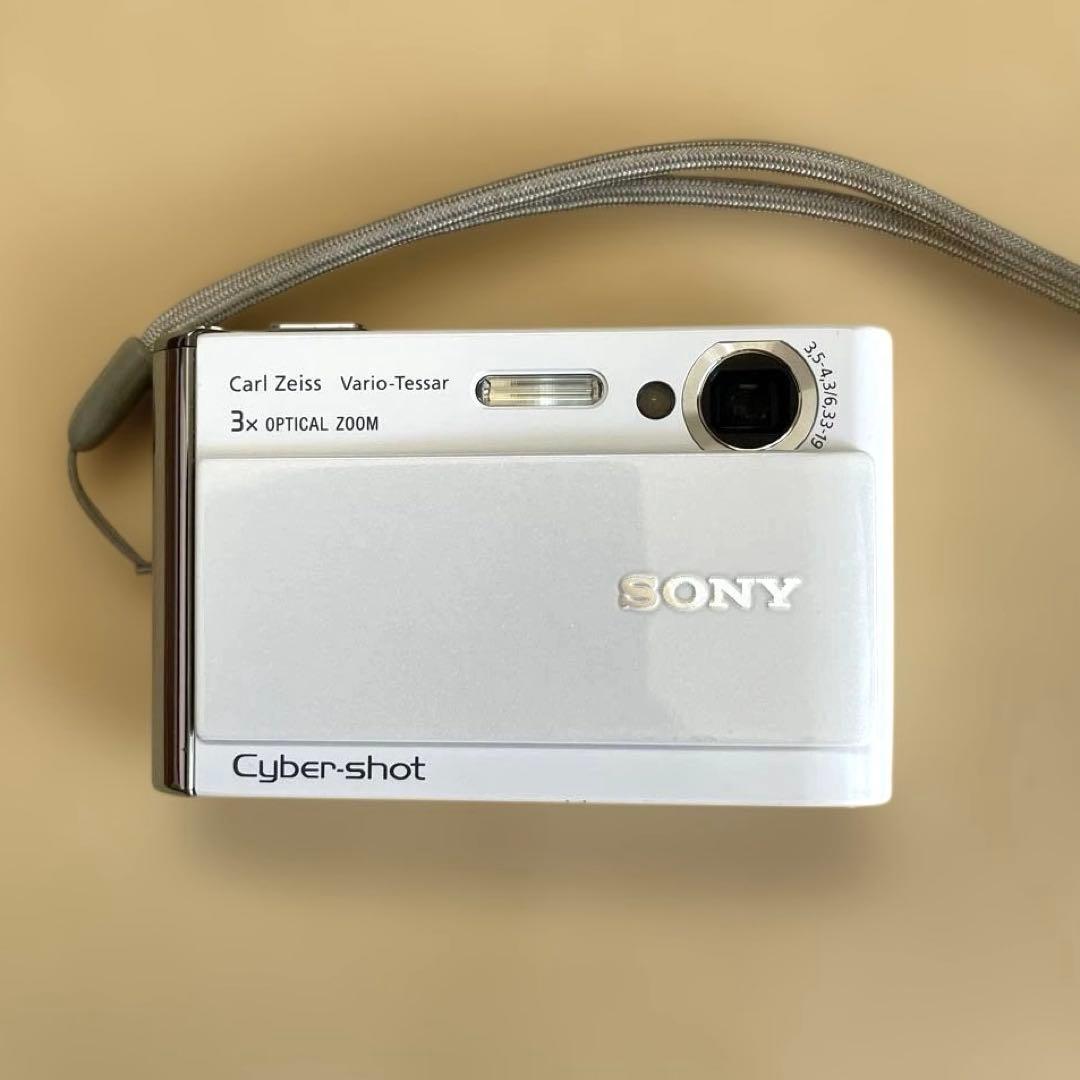 SONY サイバーショット　DSC-T70 デジカメ　動作確認済み　ホワイト