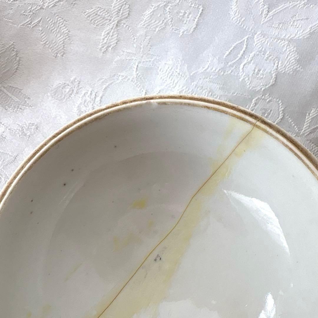 中国 古美術　虫文　中国骨董 清朝後期〜中華民国 陶器粉彩　染付 蓋付き容器