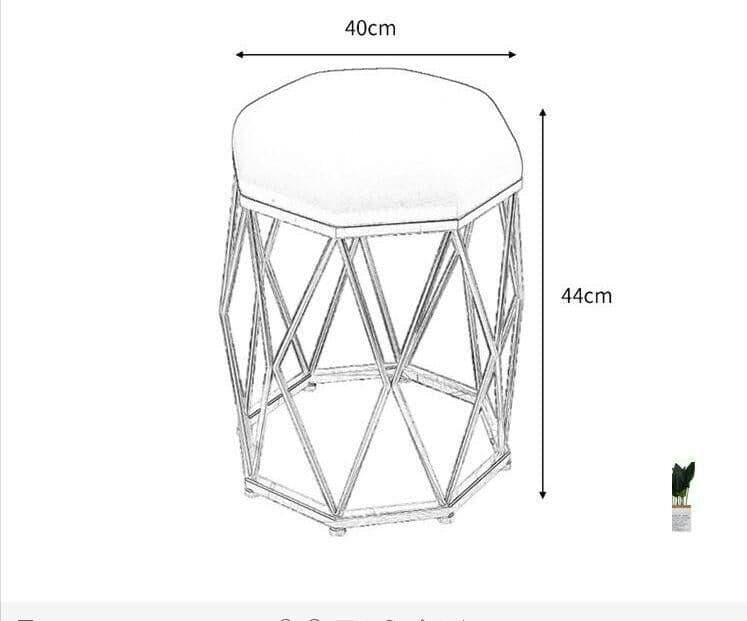 椅子背もたれ寝室化粧ベンチ北欧ラグジュアリードレッサーネイルスツール