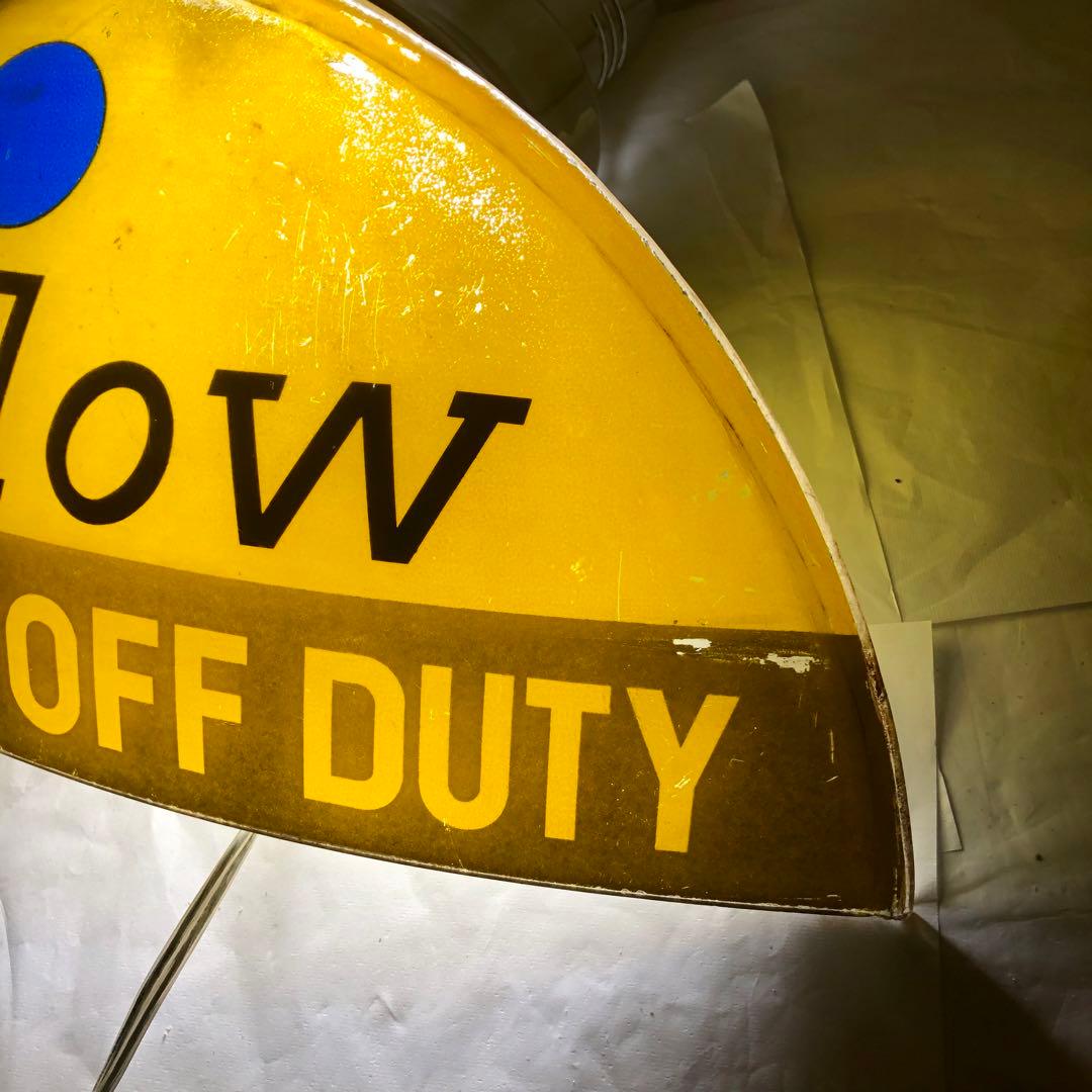 Yellow Cab Taxi タクシー イエローキャブ 行灯　レトロ