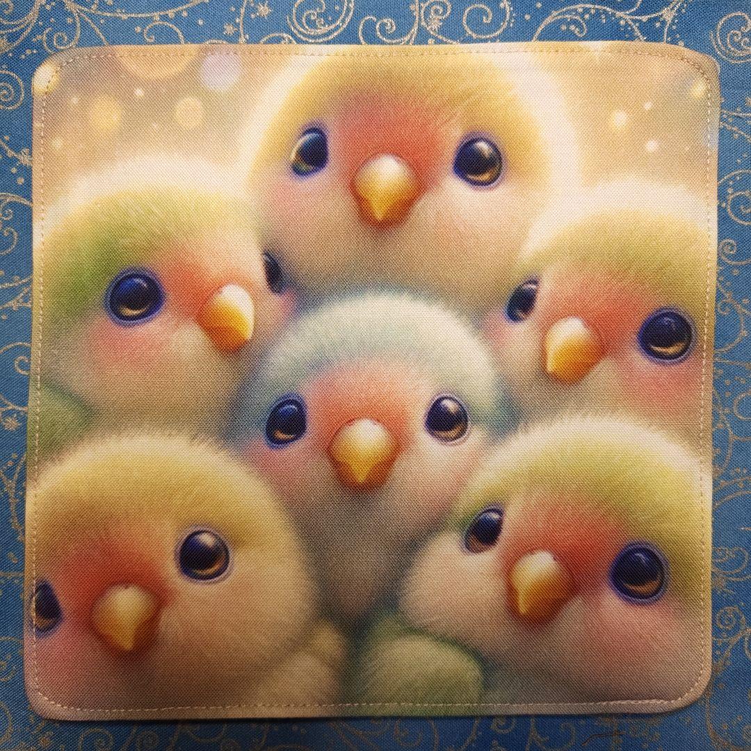 yourelia 　4重ハンカチ　ワンコさん柄　18枚