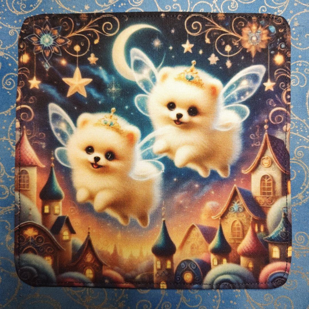 yourelia 　4重ハンカチ　ワンコさん柄　18枚