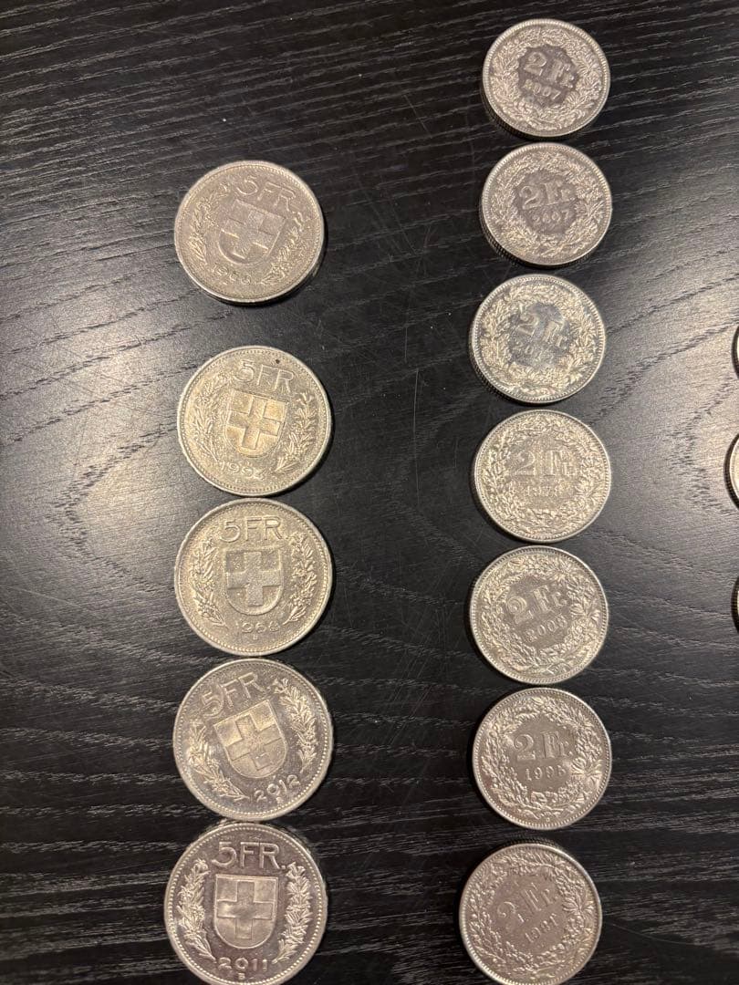 スイスフラン硬貨　46フラン分