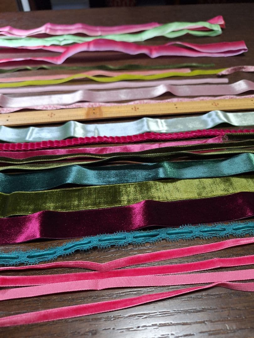 ヴィクトリアンクレージーキルト※レースとリボン他、手芸素材セット