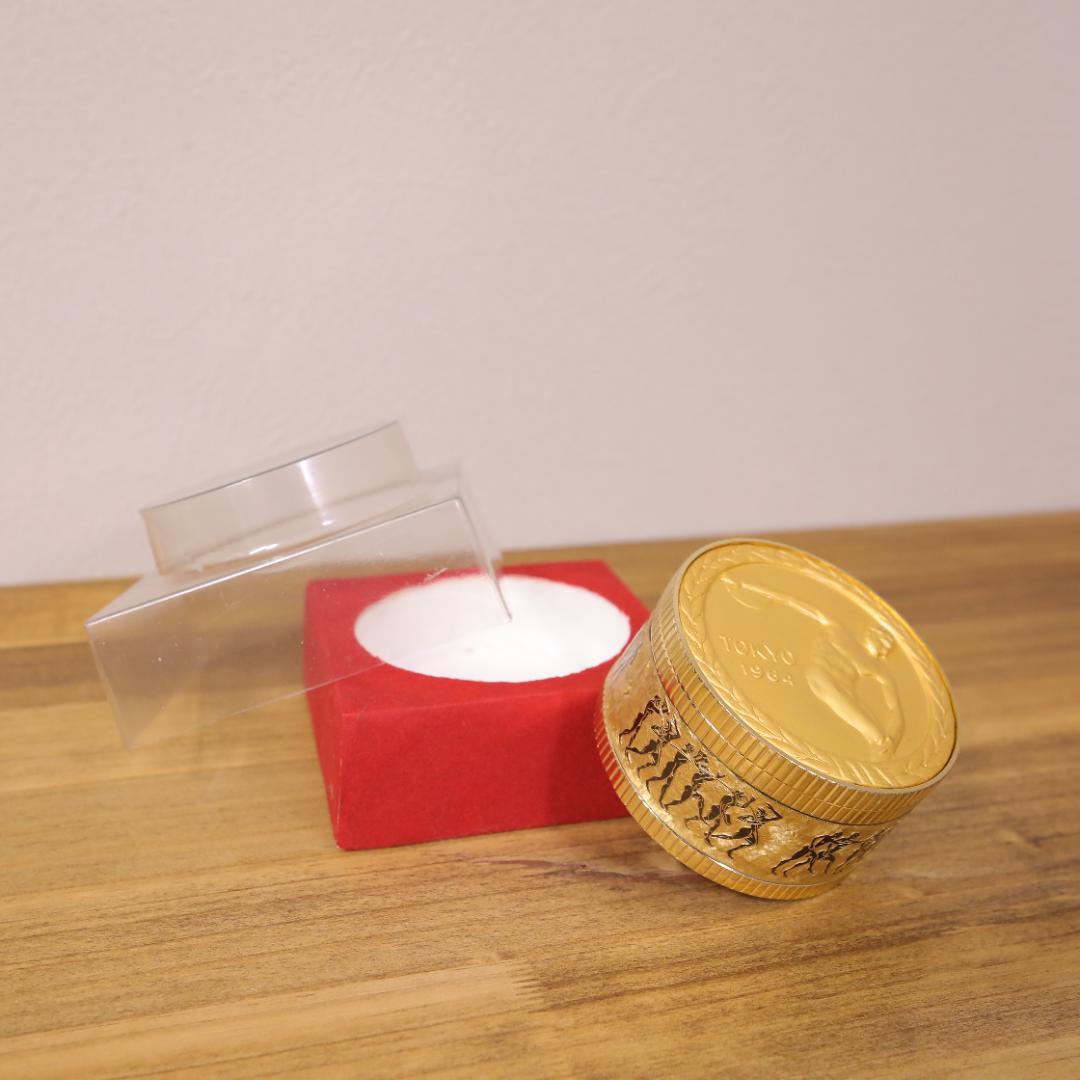 【希少美品】1964 東京オリンピック SEIKO メダル型 置時計 ケース付