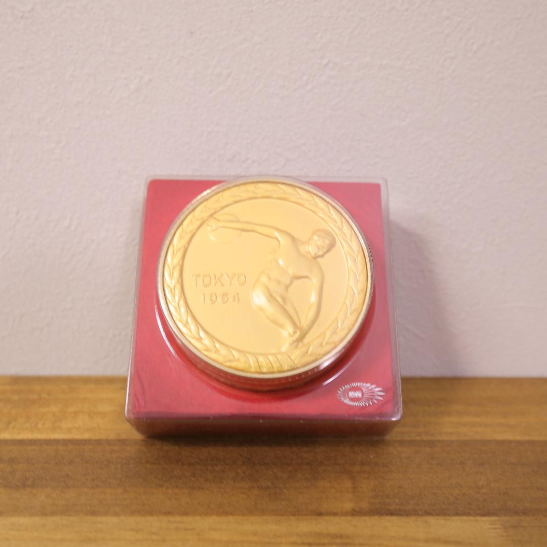 【希少美品】1964 東京オリンピック SEIKO メダル型 置時計 ケース付