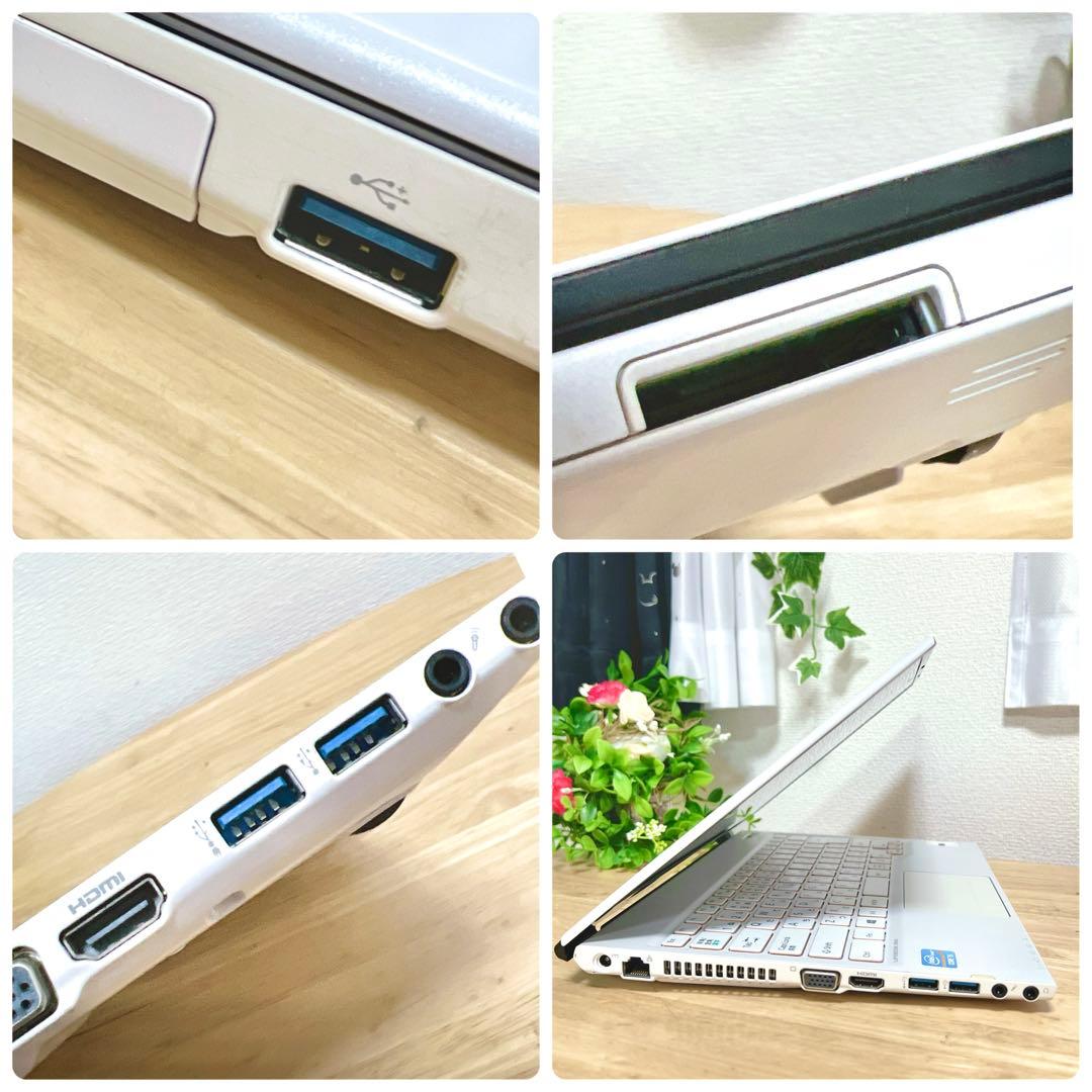 美品、富士通、高速SSD、win11、スリム、オフィス2021、wi-fi対応