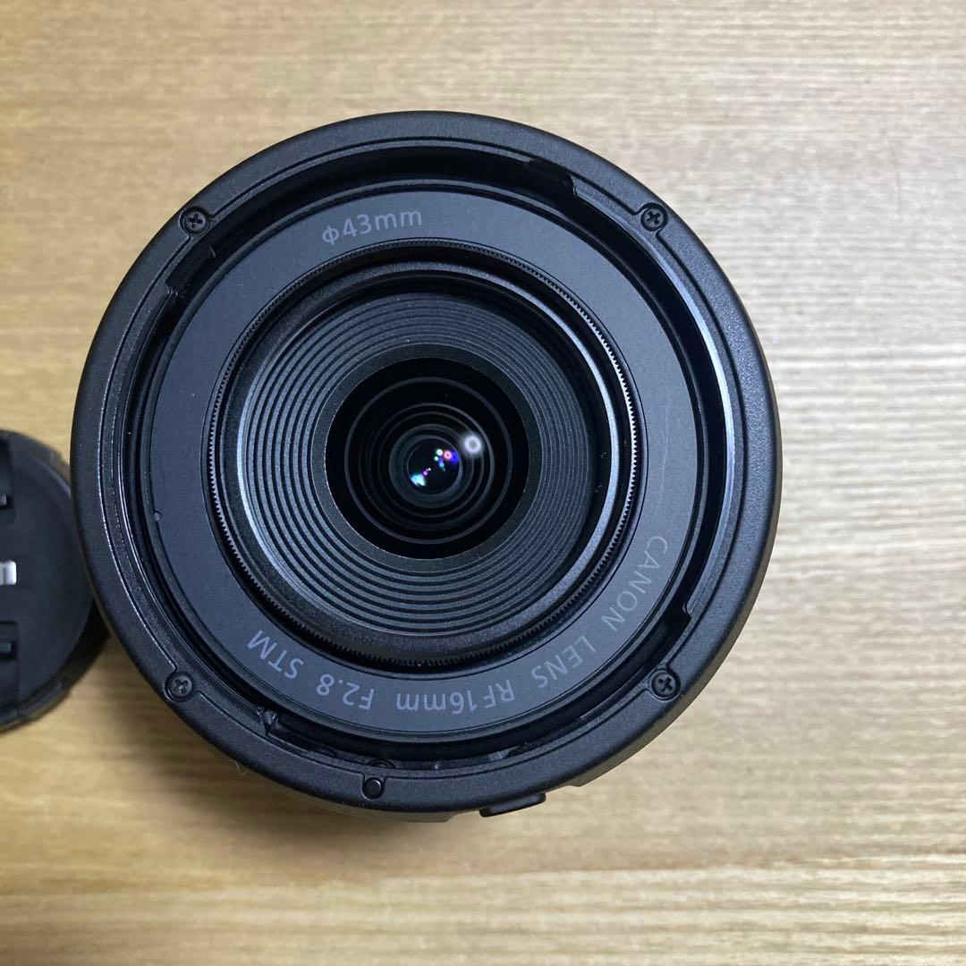【美品】Canon RF16mm F2.8 STM 純正フード付 即決OK