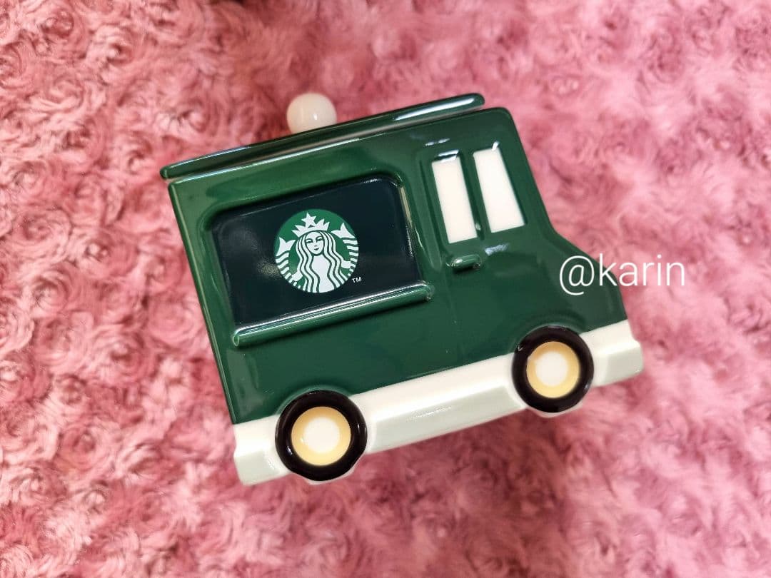 【特価】韓国スタバ ★ プレイモービル 陶器製コンテナ 355ml