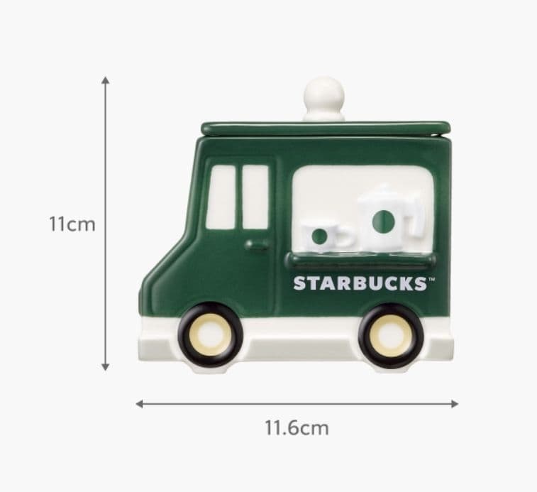 【特価】韓国スタバ ★ プレイモービル 陶器製コンテナ 355ml