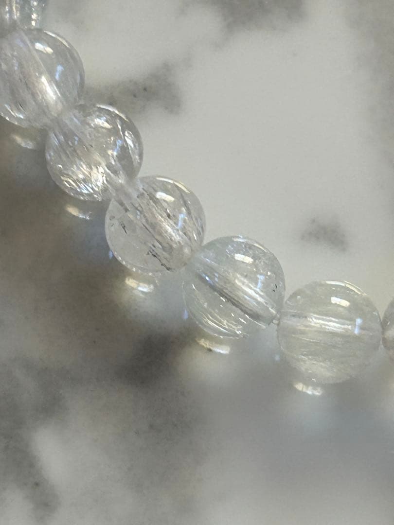 ニードルイントパーズブレスレット6.8