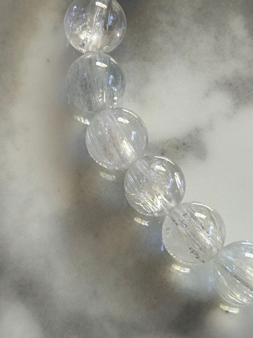 ニードルイントパーズブレスレット6.8