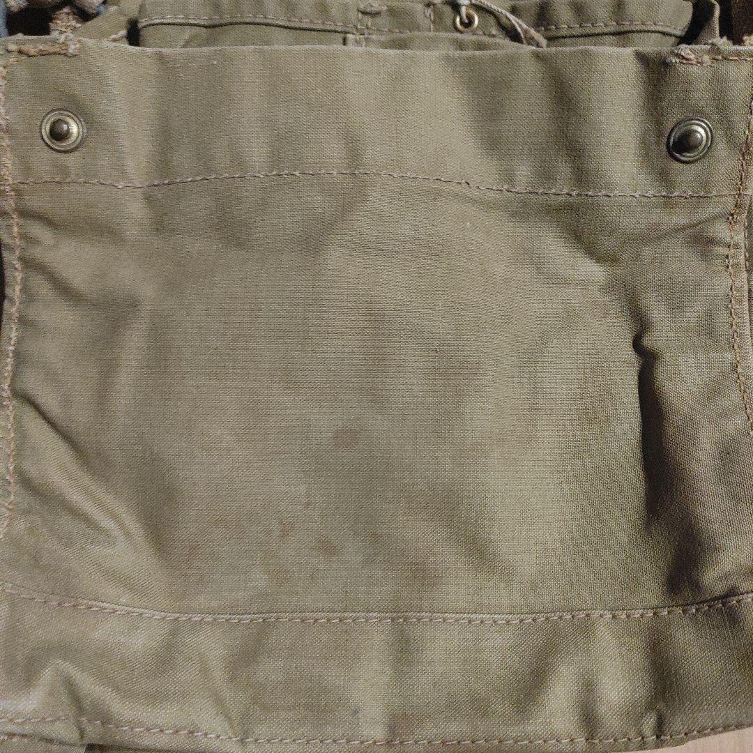 イギリス軍 実物 MkⅦ ガスマスクバッグ (インディ・バッグ)