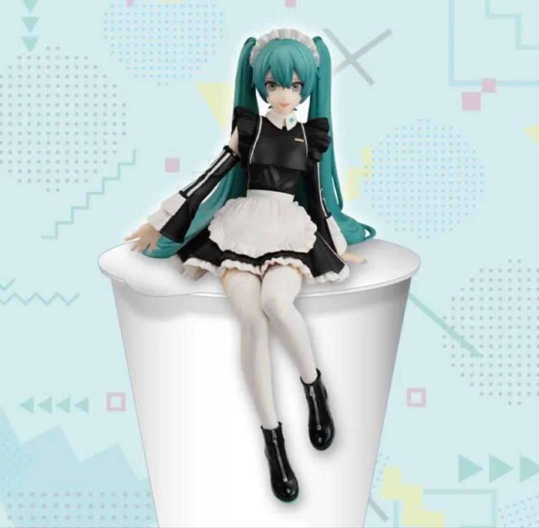 新品3種セット★ぬーどるストッパーフィギュア★初音ミク 黒星紅白 ヴィラン