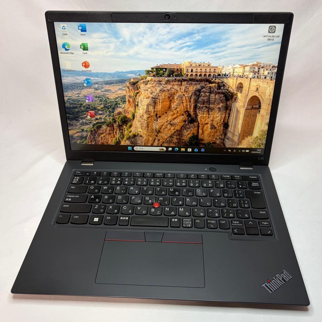 保証期間中 ThinkPad L13 Gen3 12世代 i7 16GB 512
