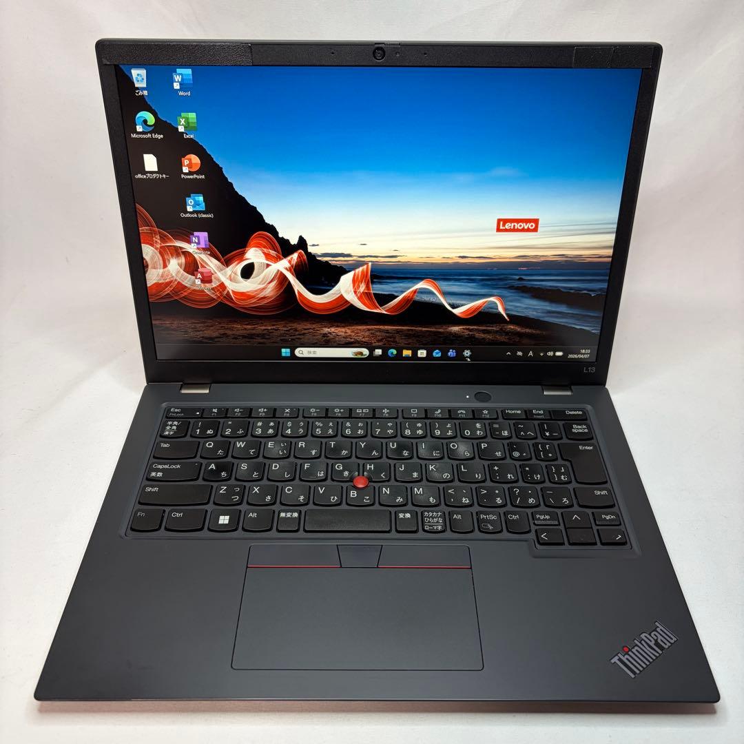 保証期間中 ThinkPad L13 Gen3 12世代 i7 16GB 512