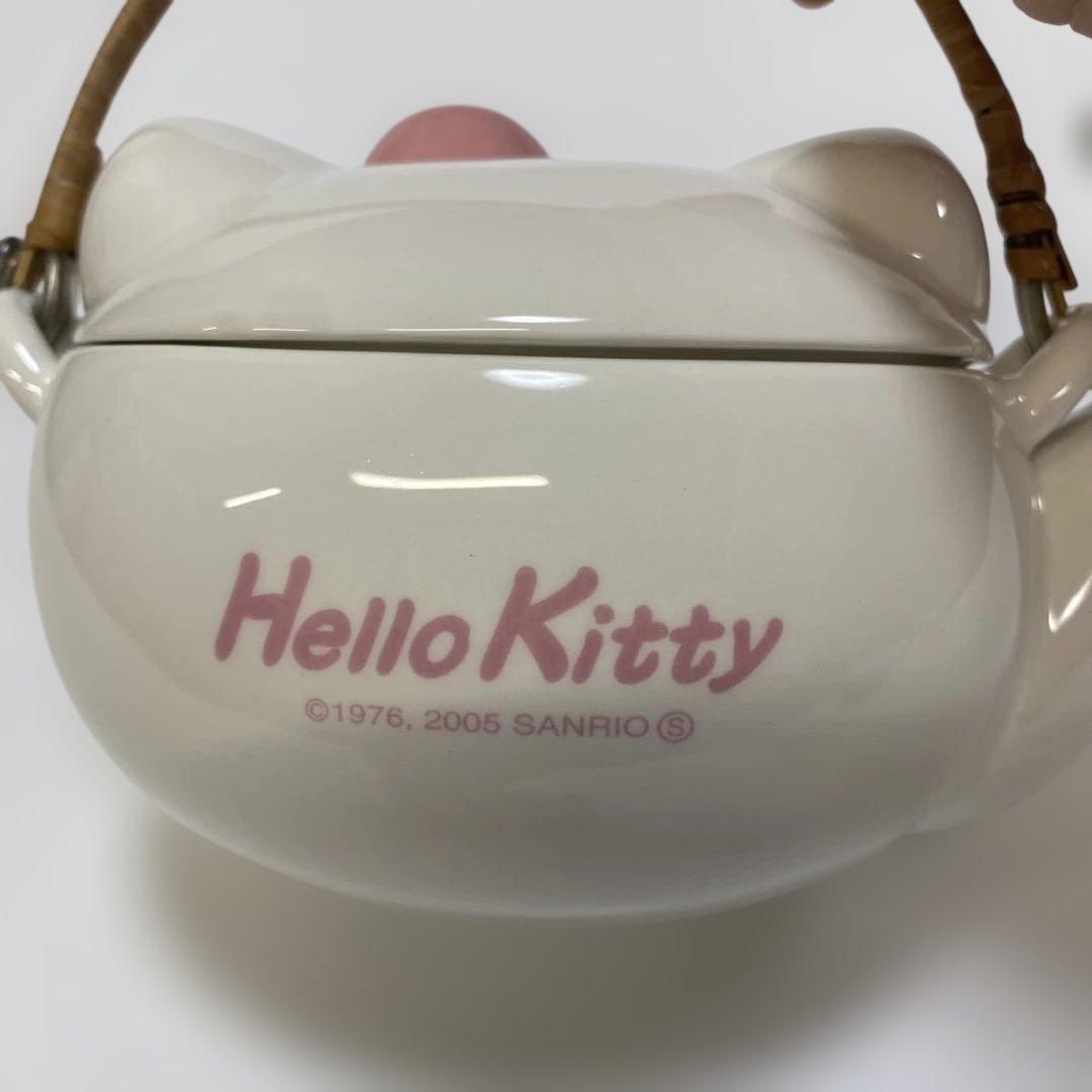 ハローキティ　急須　1点　レア　希少品　顔　ピンク　2005年