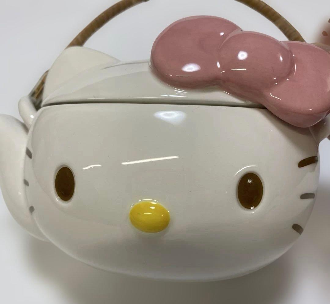 ハローキティ　急須　1点　レア　希少品　顔　ピンク　2005年