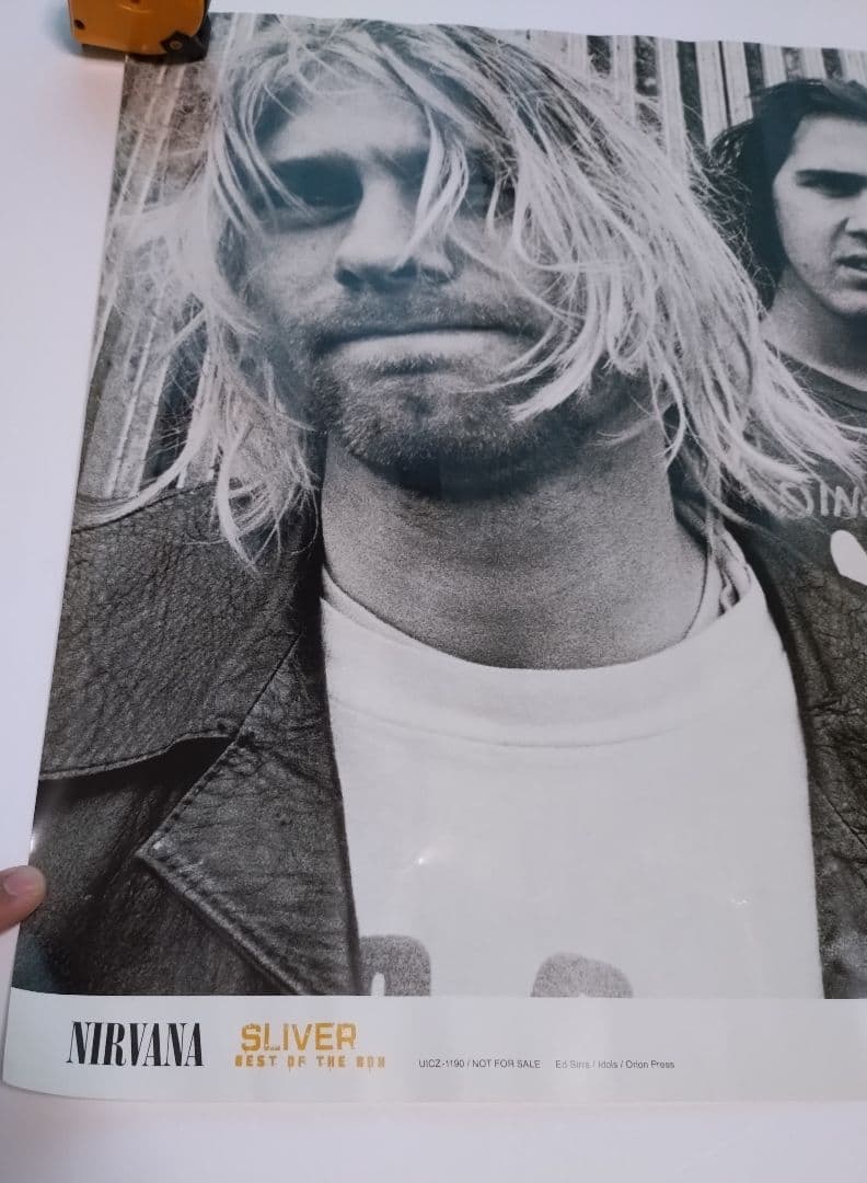 NIRVANA ニルヴァーナ SLIVER ポスター 当時物