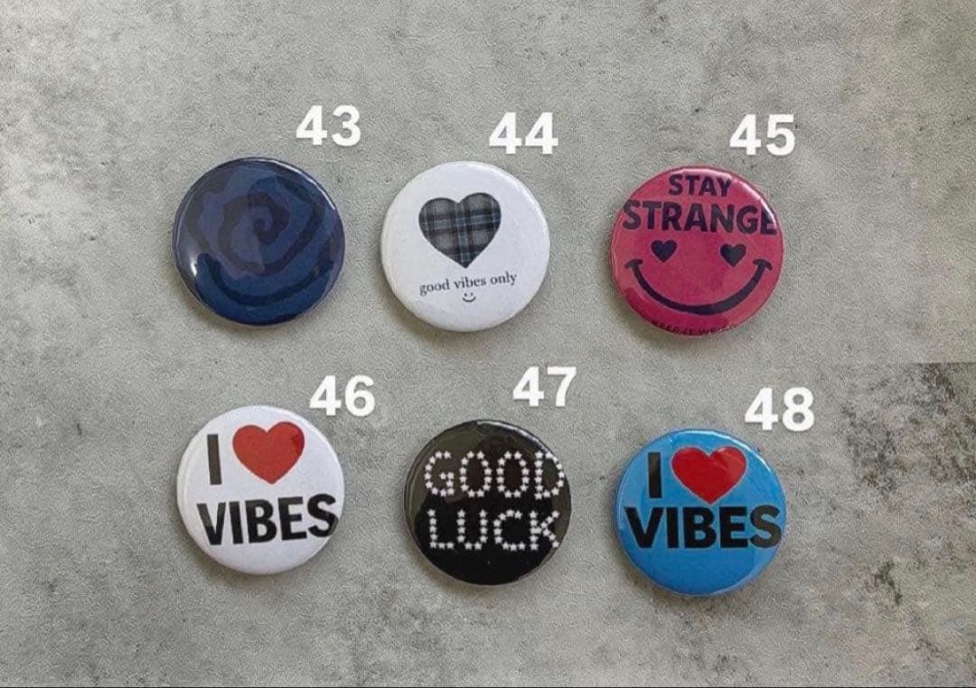 ヴィンテージ風 缶バッジ 32mm 選べるセット お好きな柄OK 新作追加中