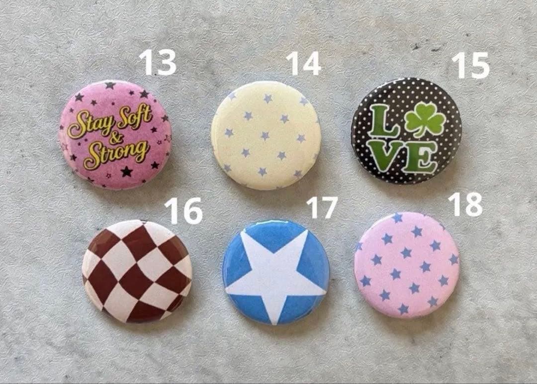 ヴィンテージ風 缶バッジ 32mm 選べるセット お好きな柄OK 新作追加中