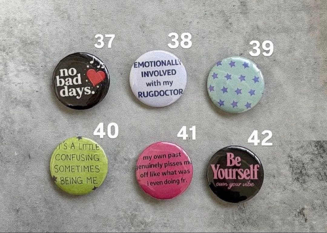 ヴィンテージ風 缶バッジ 32mm 選べるセット お好きな柄OK 新作追加中