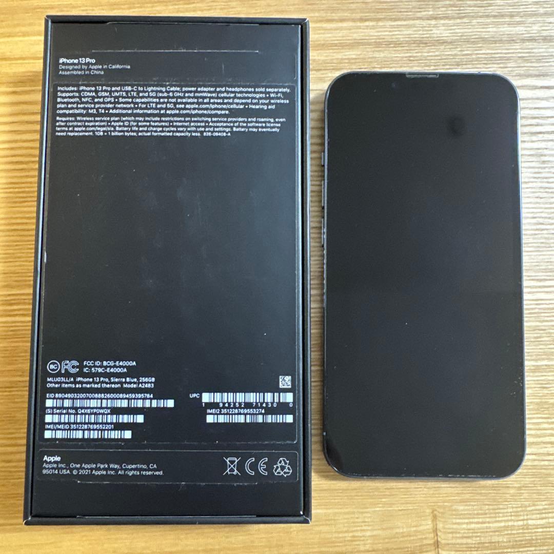 ア*ル様 【シャッター音なし】iPhone13 pro 北米版 Simフリー 最