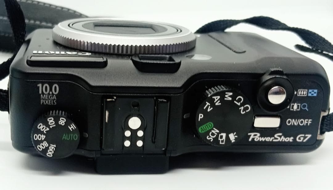 Canon PowerShot G7 10.0MP 黒 充電器、ストラップ付き