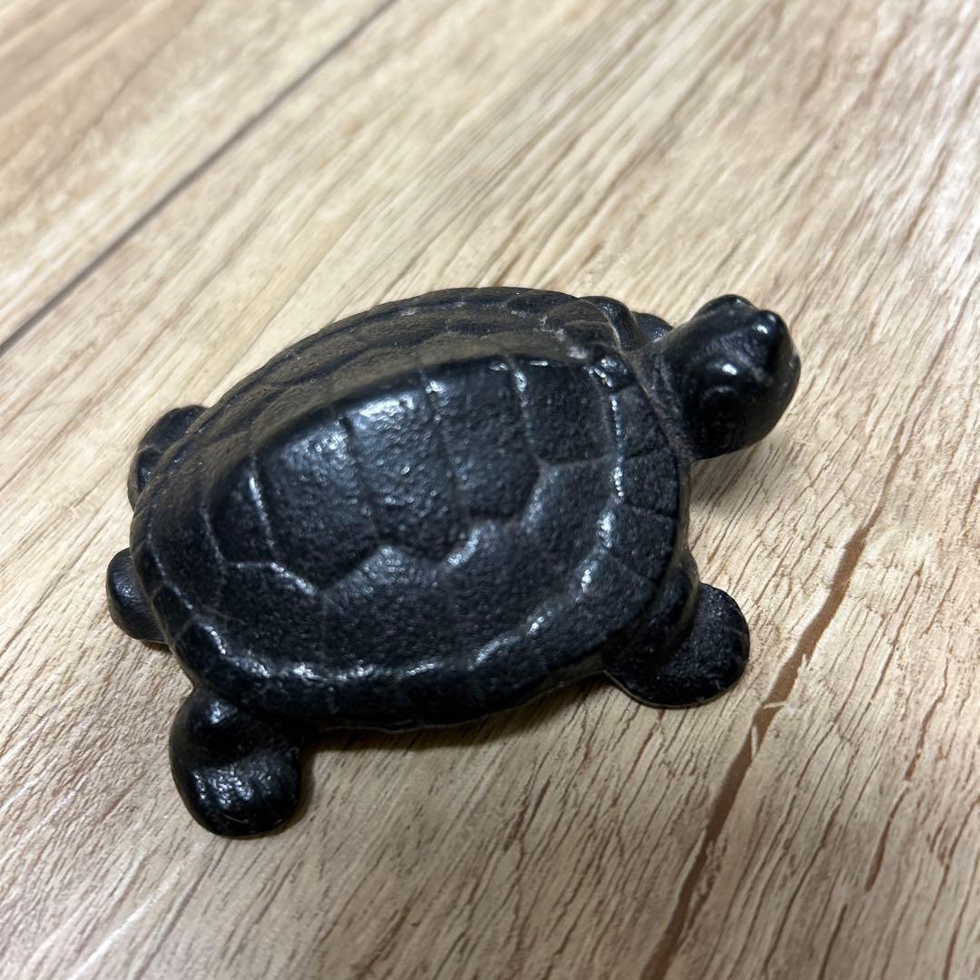 南部鉄器　棒文鎮・亀・灰皿　伝統工芸品