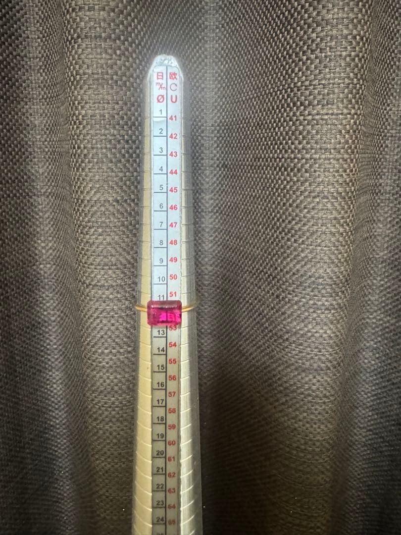 ルベライト キャンディリング 14kgf