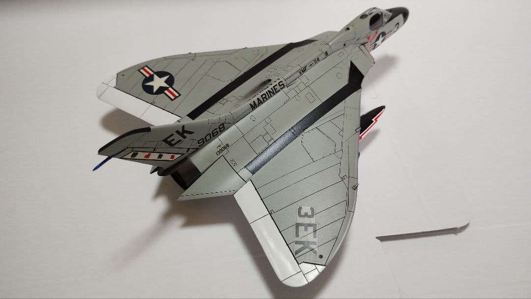 プラモデル完成機　1/72　ダグラスF4D-1スカイグレイ