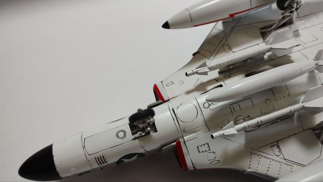 プラモデル完成機　1/72　ダグラスF4D-1スカイグレイ