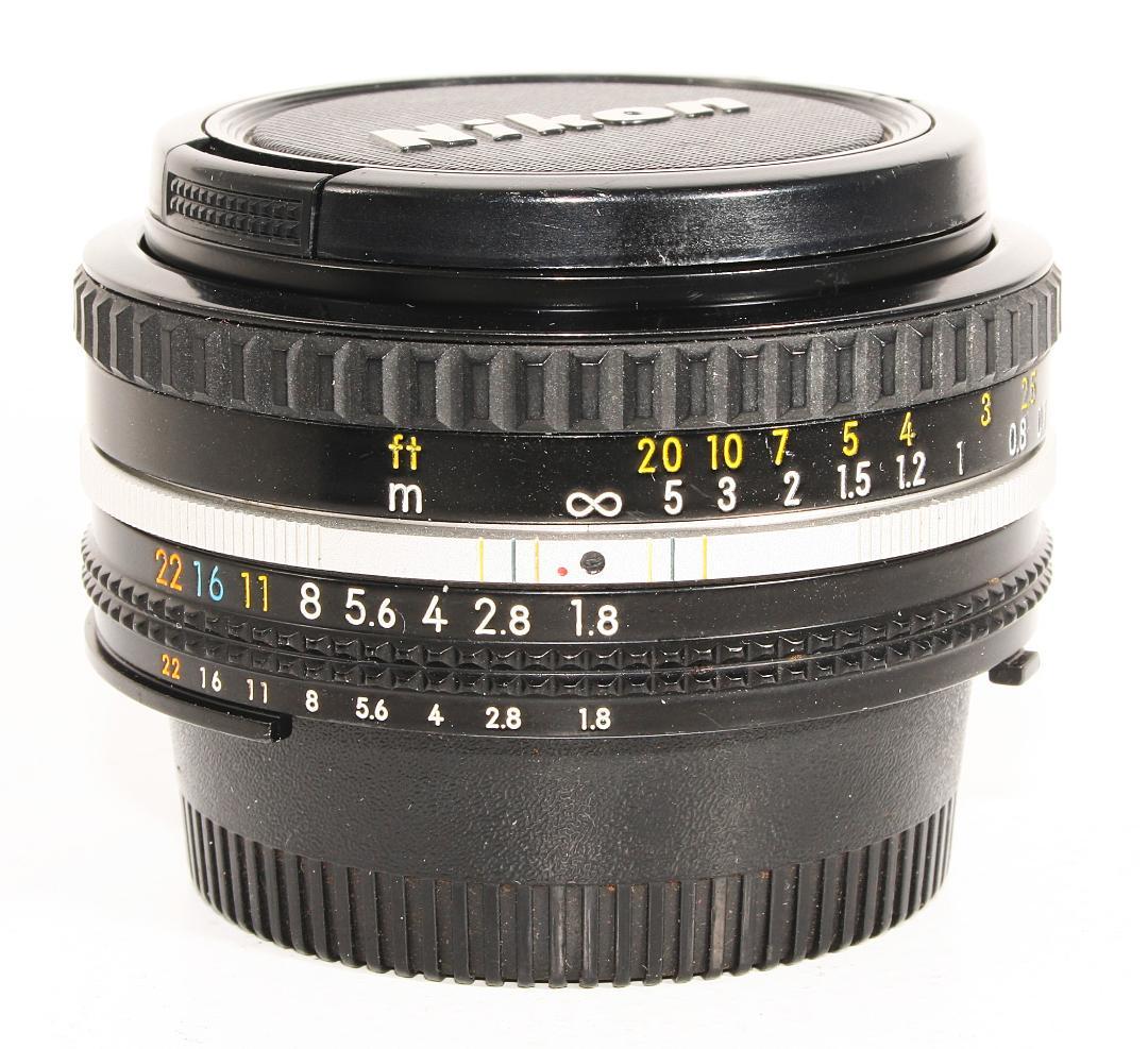【美品】Nikon Nikkor Ai-s 50mm f1.8 パンケーキレンズ
