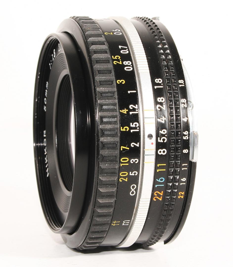 【美品】Nikon Nikkor Ai-s 50mm f1.8 パンケーキレンズ