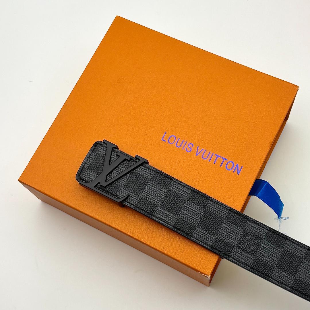 Louis Vuitton ルイヴィトン ベルト ダミエ LVロゴ メンズ