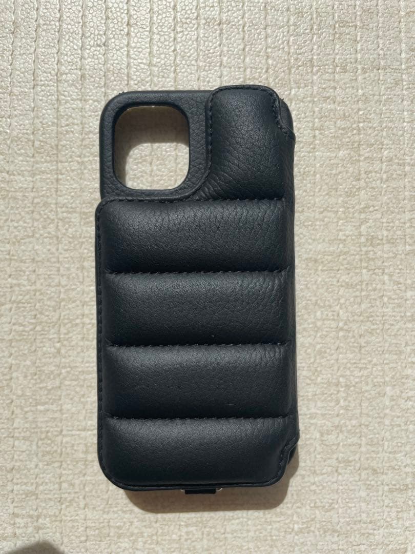 【美品】DEMUI ブラック レザー　iPhone12miniケース