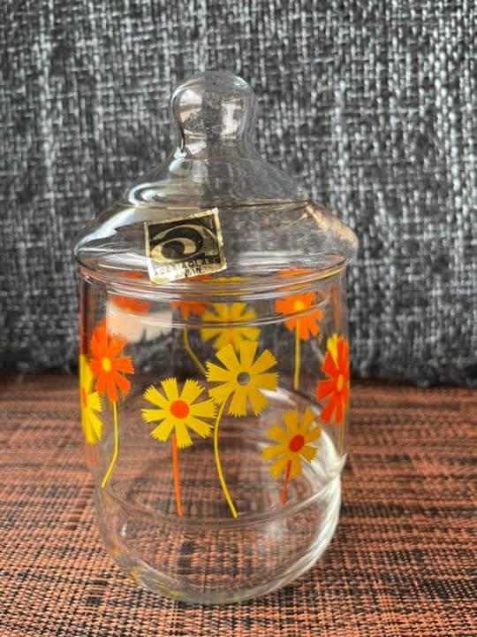 アデリア　昭和レトロ　　希少　アリス　ビン　ガラス　レトロ　キャニスター　レア