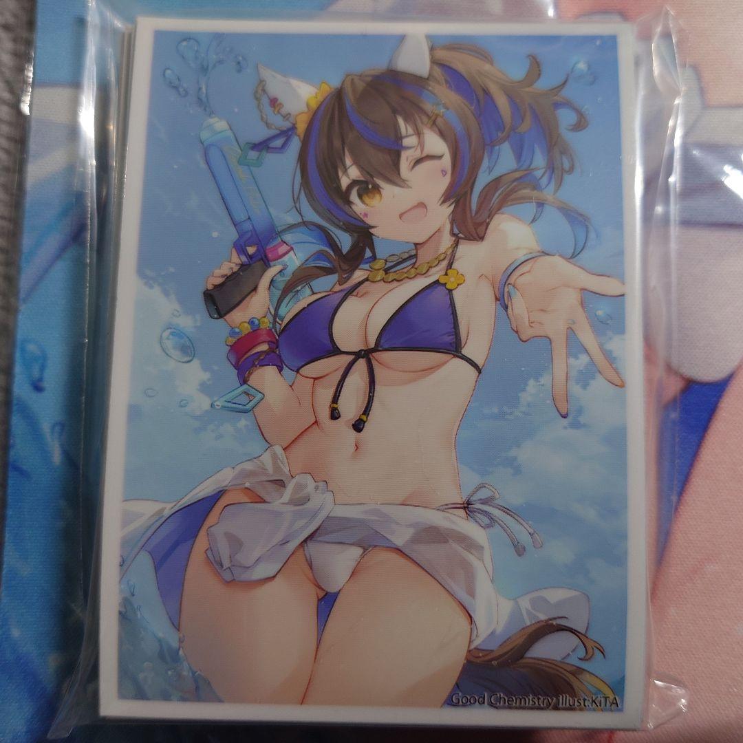 α1 ウマ娘 水鉄砲&ビキニ ダイタクヘリオス スリーブ&プレイマット